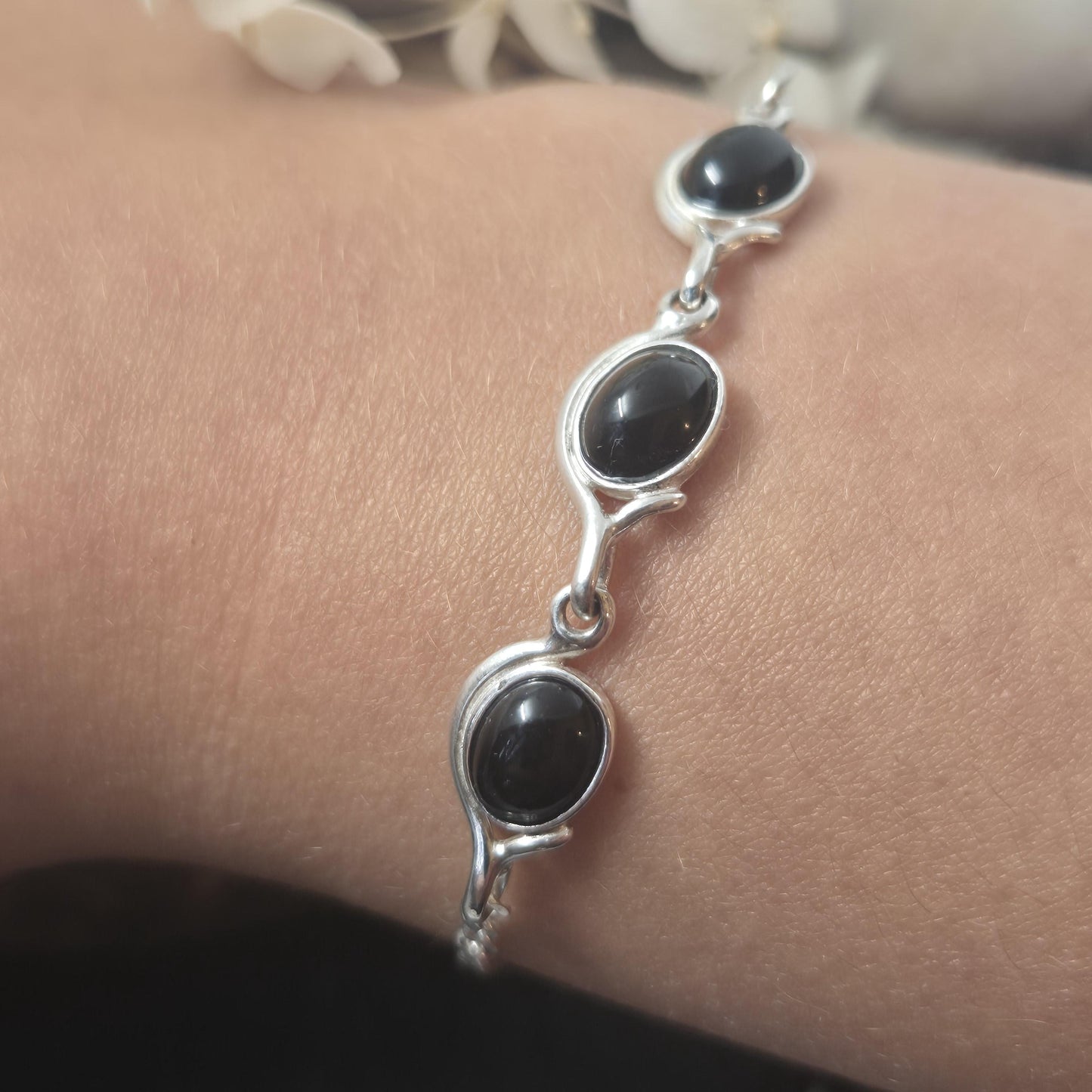 Whitby Jet Bracelet | Jet Bracelet | Whitby Jet | Handmade Bracelet | Jet Stone Bracelet Jones Stones