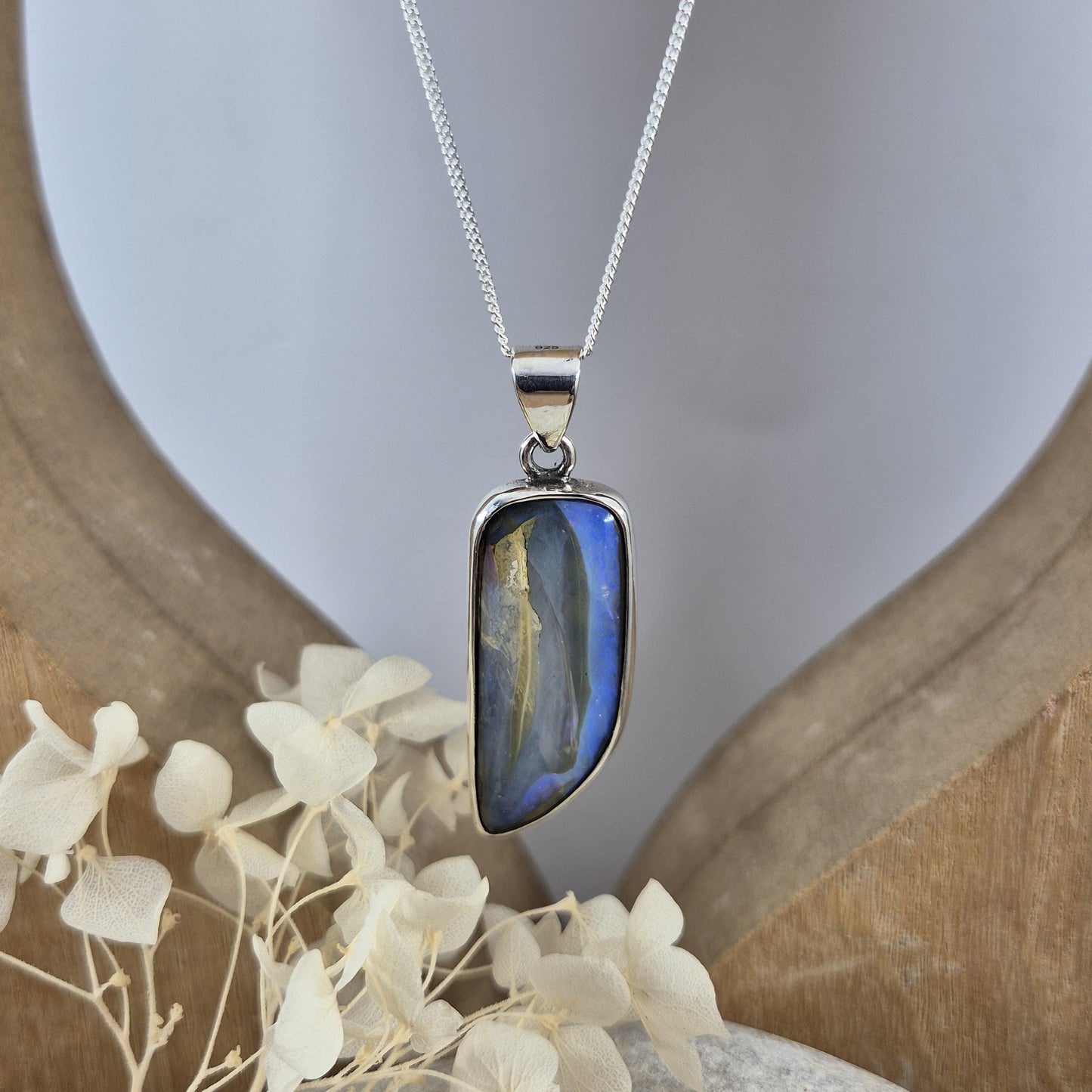 Australian Boulder Opal Pendant | Boulder Opal | Boulder Opal Pendant | Jones Stones
