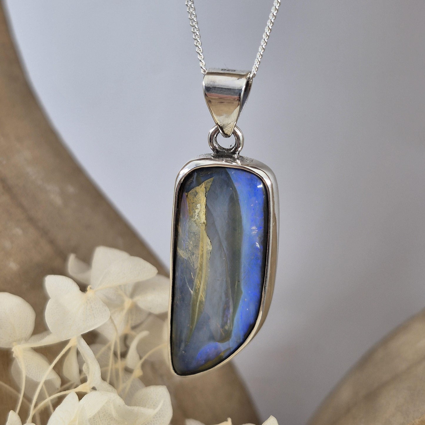 Australian Boulder Opal Pendant | Boulder Opal | Boulder Opal Pendant | Jones Stones