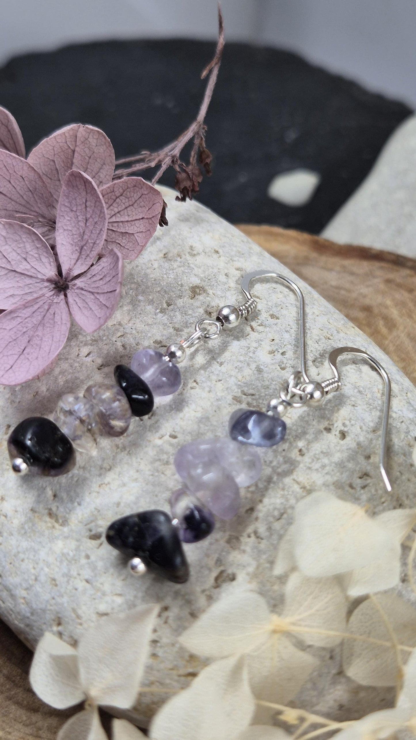 Blue John | Blue John Drop Earrings | Blue John Earrings | Blue John Jewellery Jones Stones