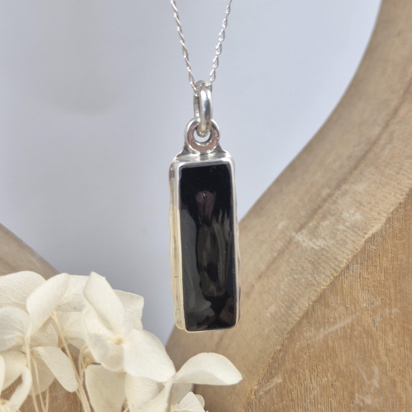 Whitby Jet Pendant | Whitby Jet Necklace | Whitby Jet | Celtic Jewellery | Handmade Pendant | Necklace Jones Stones