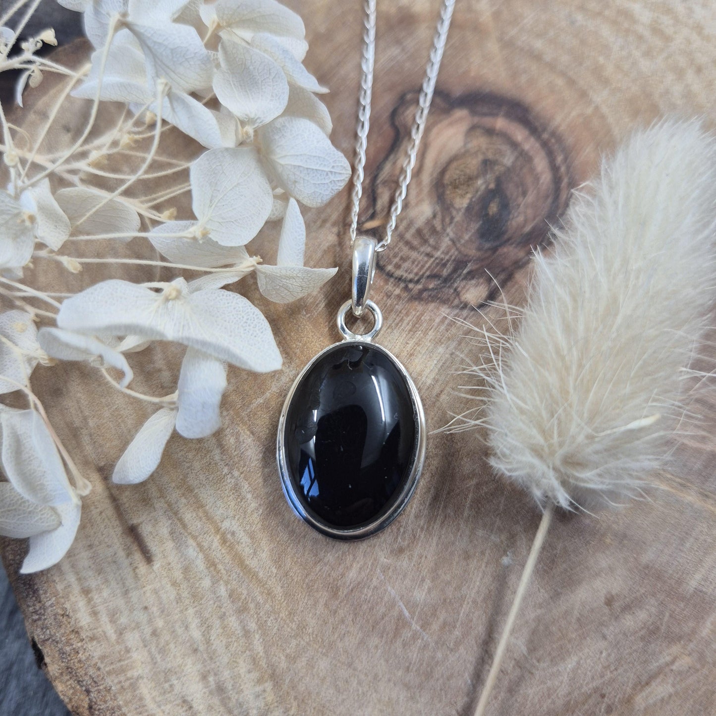Whitby Jet Pendant | Whitby Jet Necklace | Whitby Jet | Celtic Jewellery | Handmade Pendant | Necklace Jones Stones