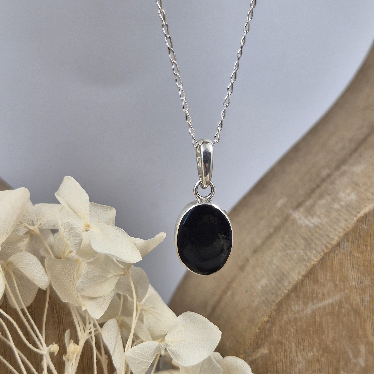 Whitby Jet Pendant | Whitby Jet Necklace | Whitby Jet | Celtic Jewellery | Handmade Pendant | Necklace Jones Stones