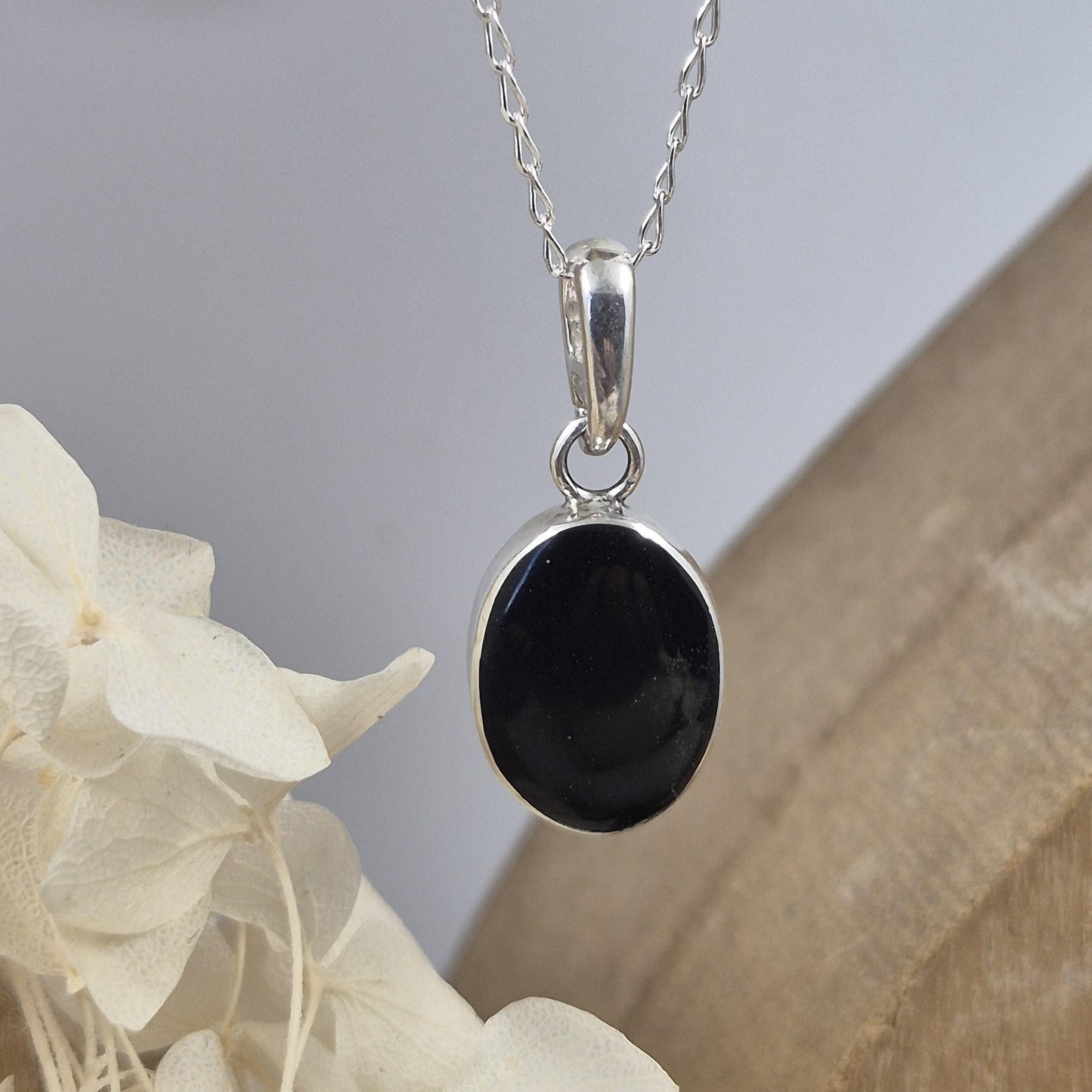 Whitby Jet Pendant | Whitby Jet Necklace | Whitby Jet | Celtic Jewellery | Handmade Pendant | Necklace Jones Stones
