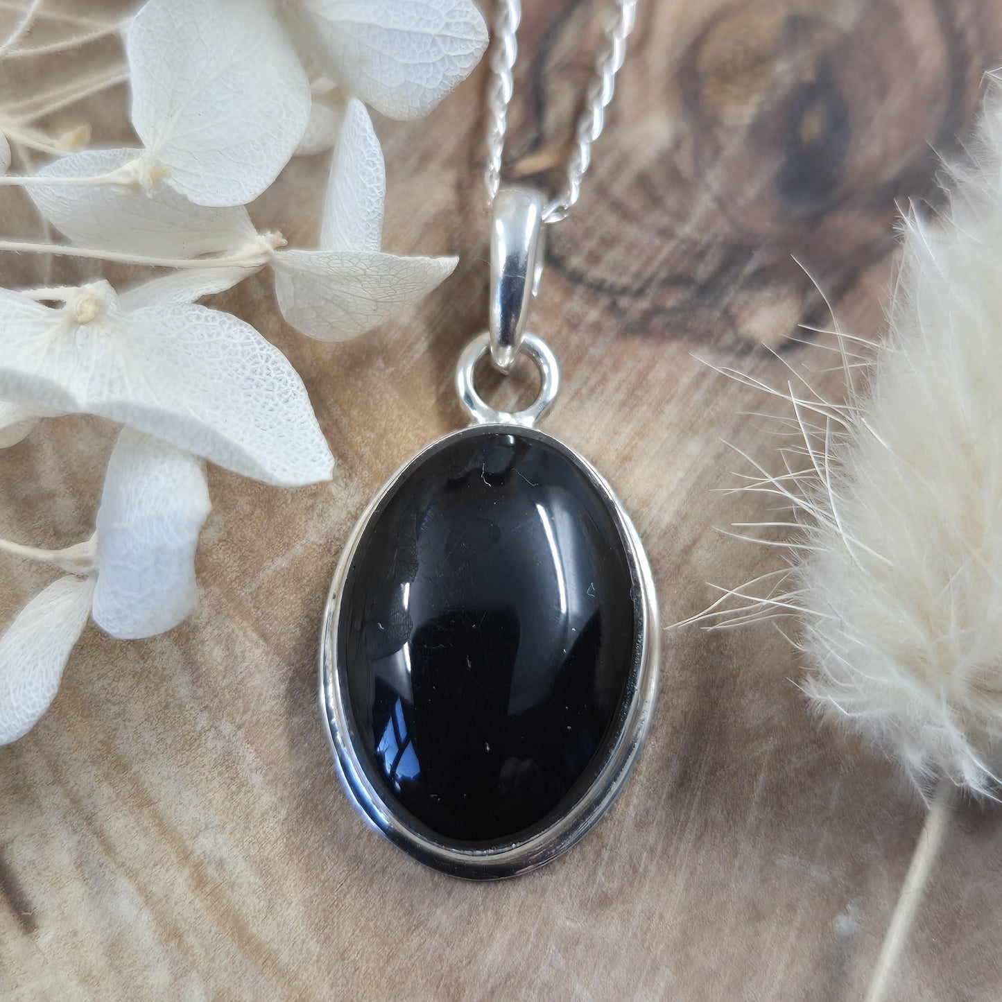 Whitby Jet Pendant | Whitby Jet Necklace | Whitby Jet | Celtic Jewellery | Handmade Pendant | Necklace Jones Stones