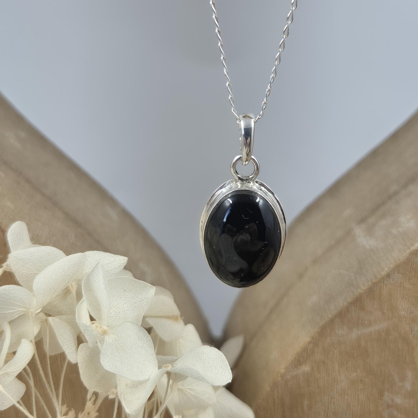 Whitby Jet Pendant | Whitby Jet Necklace | Whitby Jet | Celtic Jewellery | Handmade Pendant | Necklace Jones Stones