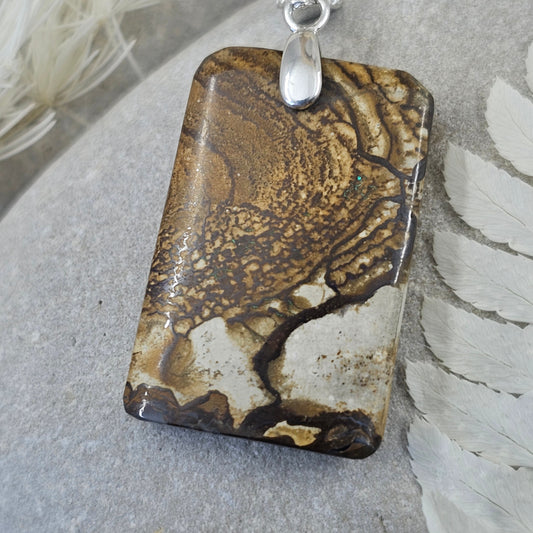 Australian Boulder Opal Pendant Jones Stones