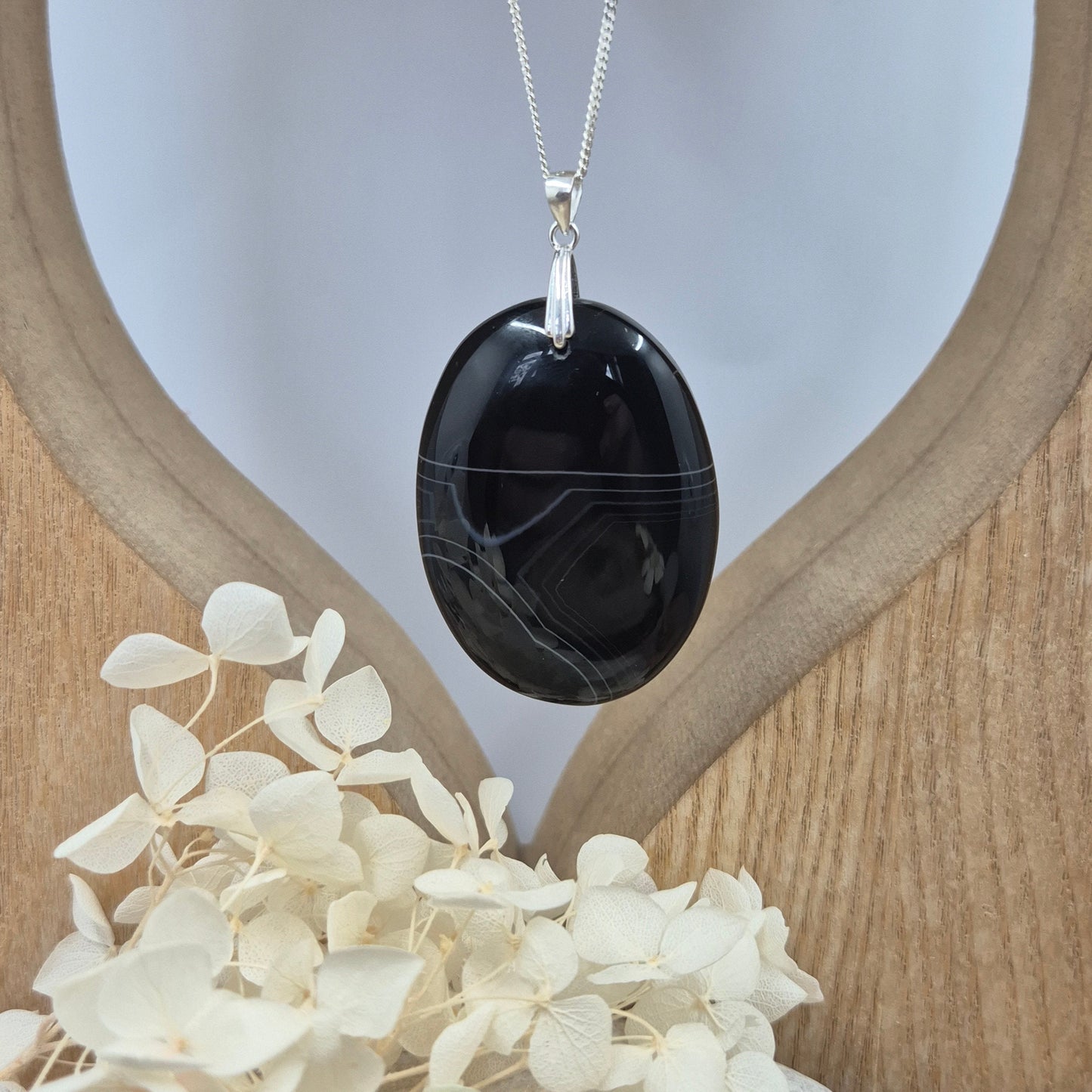 Botswana Agate Pendant | Agate Jewellery | Jones Stones