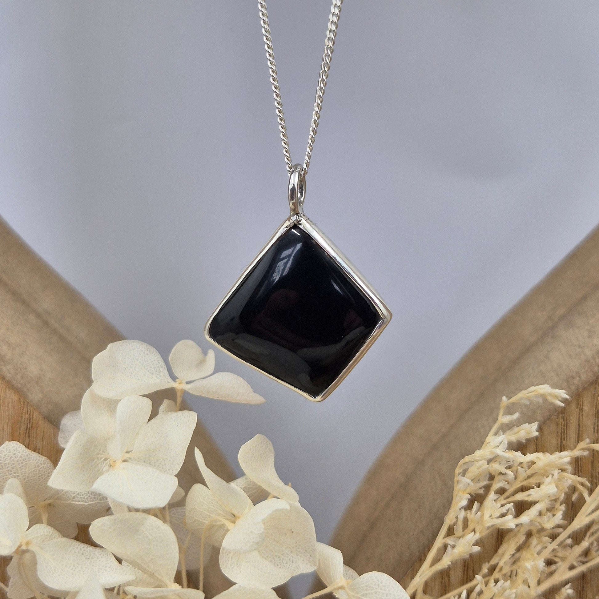Obsidian Pendant | Obsidian Jewellery | Dragon Glass Jones Stones