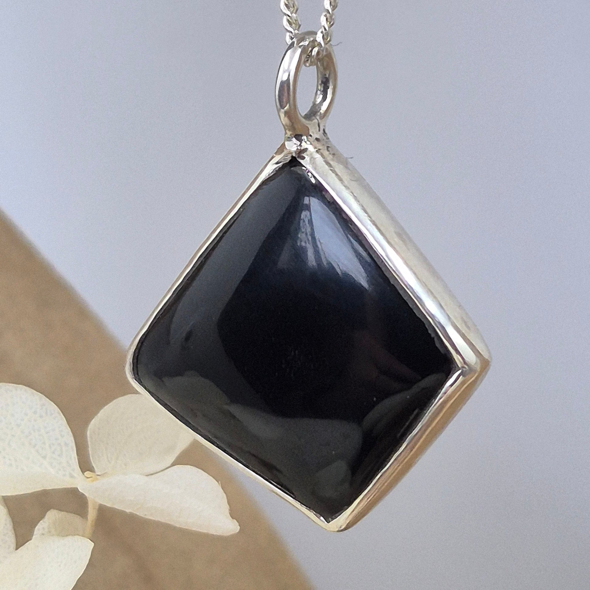 Obsidian Pendant | Obsidian Jewellery | Dragon Glass Jones Stones