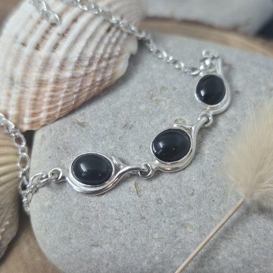 Whitby Jet Bracelet | Jet Bracelet | Whitby Jet | Handmade Bracelet | Jet Stone Bracelet Jones Stones
