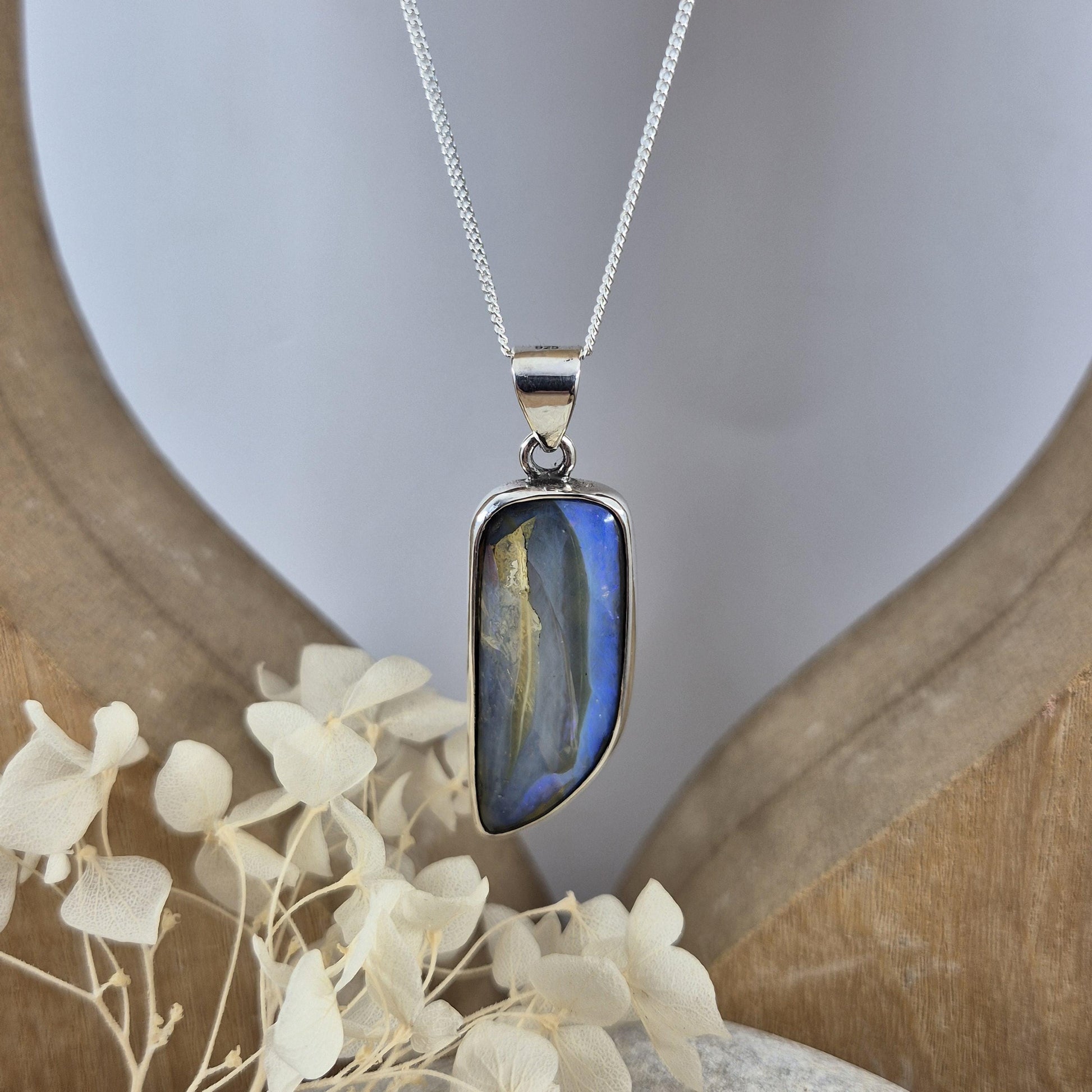 Australian Boulder Opal Pendant | Boulder Opal | Boulder Opal Pendant | Jones Stones