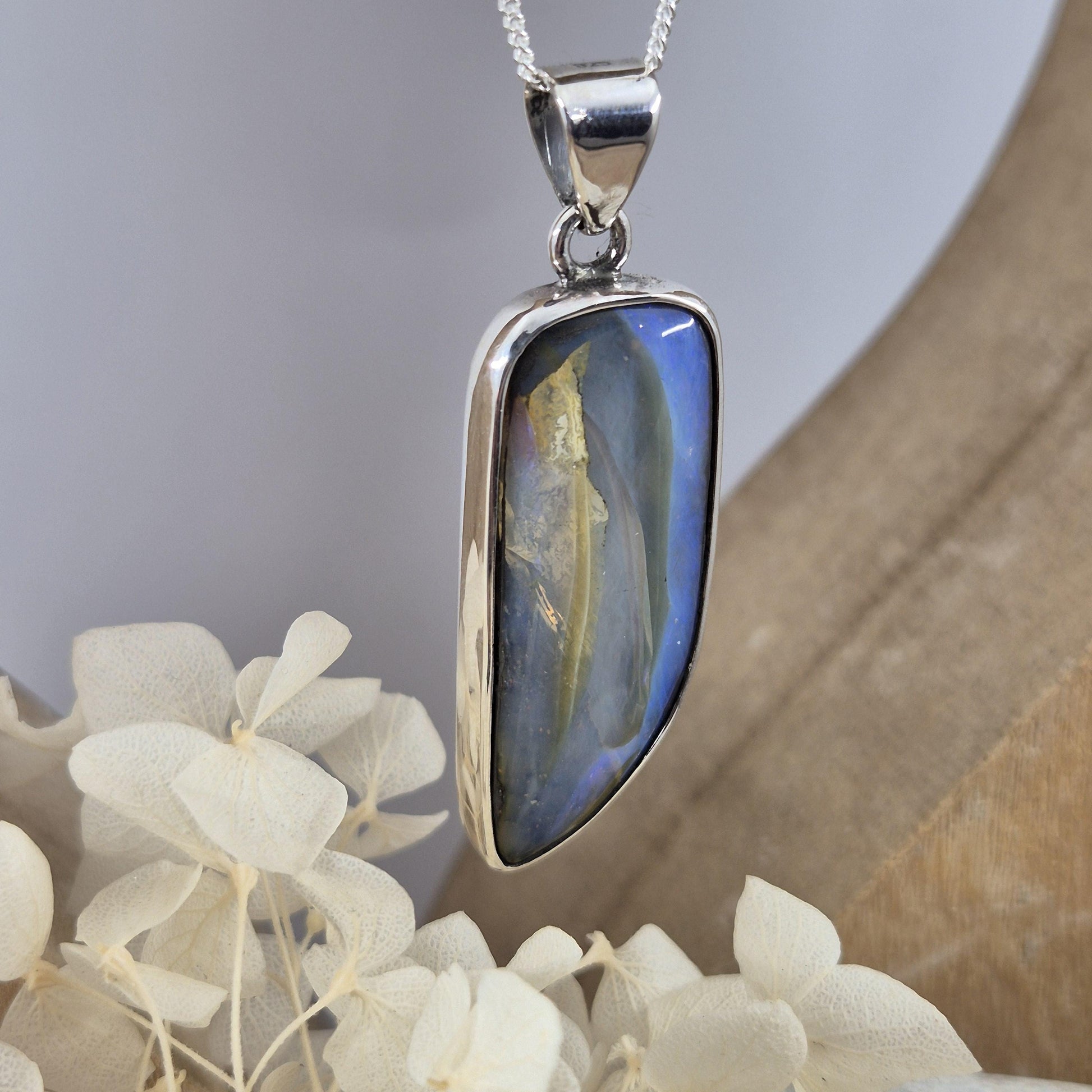 Australian Boulder Opal Pendant | Boulder Opal | Boulder Opal Pendant | Jones Stones