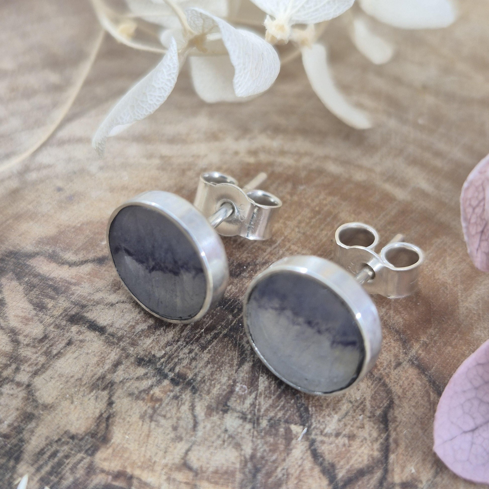Blue John | Blue John Stud Earrings | Blue John Studs | Blue John Jewellery Jones Stones