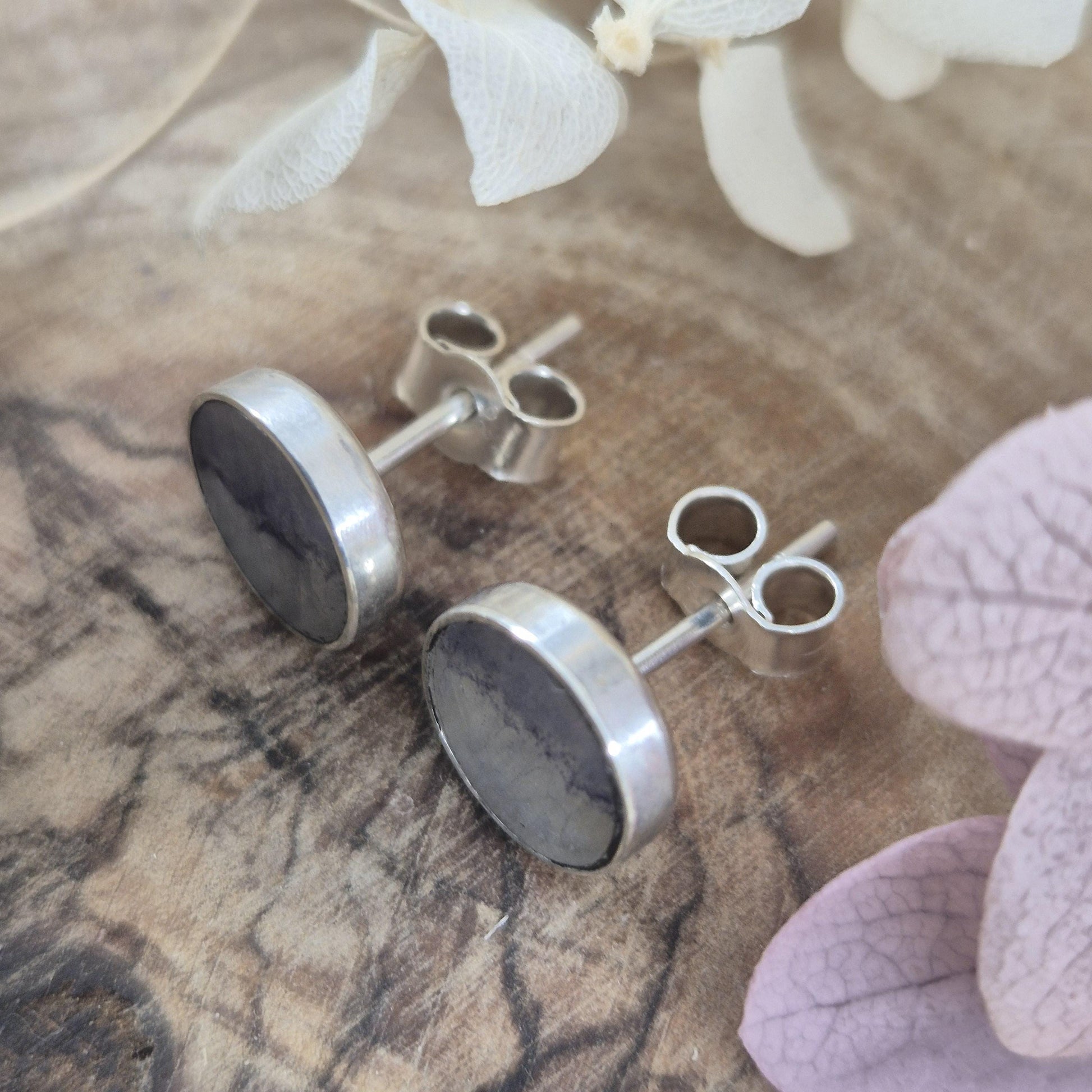 Blue John | Blue John Stud Earrings | Blue John Studs | Blue John Jewellery Jones Stones