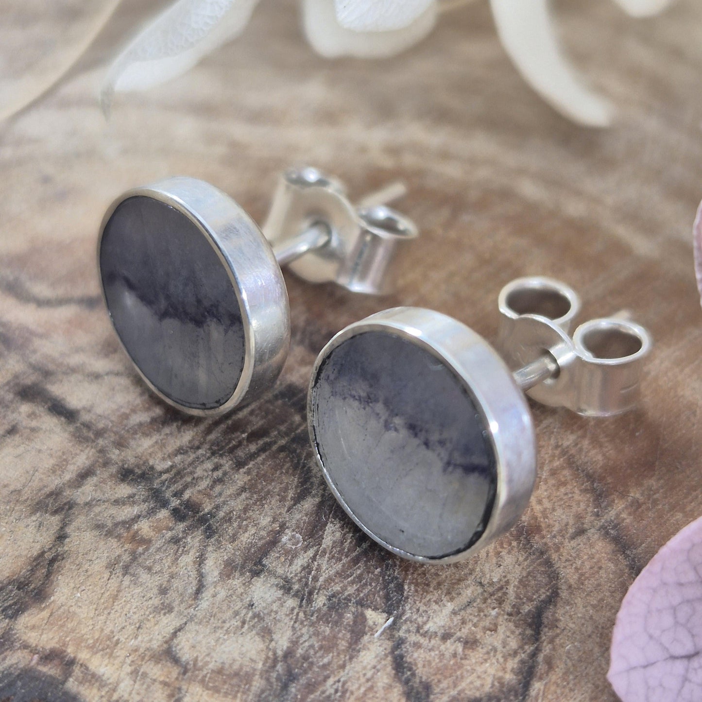 Blue John | Blue John Stud Earrings | Blue John Studs | Blue John Jewellery Jones Stones