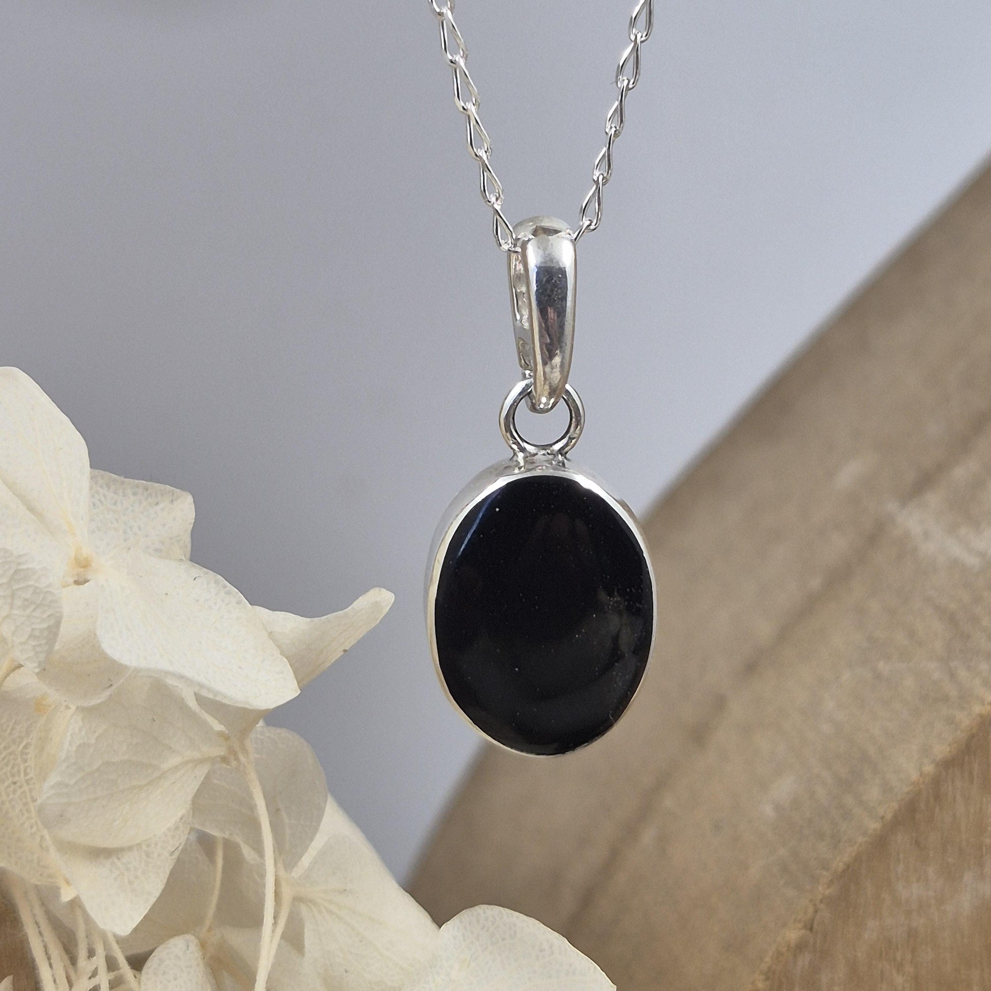 Whitby Jet Pendant | Whitby Jet Necklace | Whitby Jet | Celtic Jewellery | Handmade Pendant | Necklace Jones Stones
