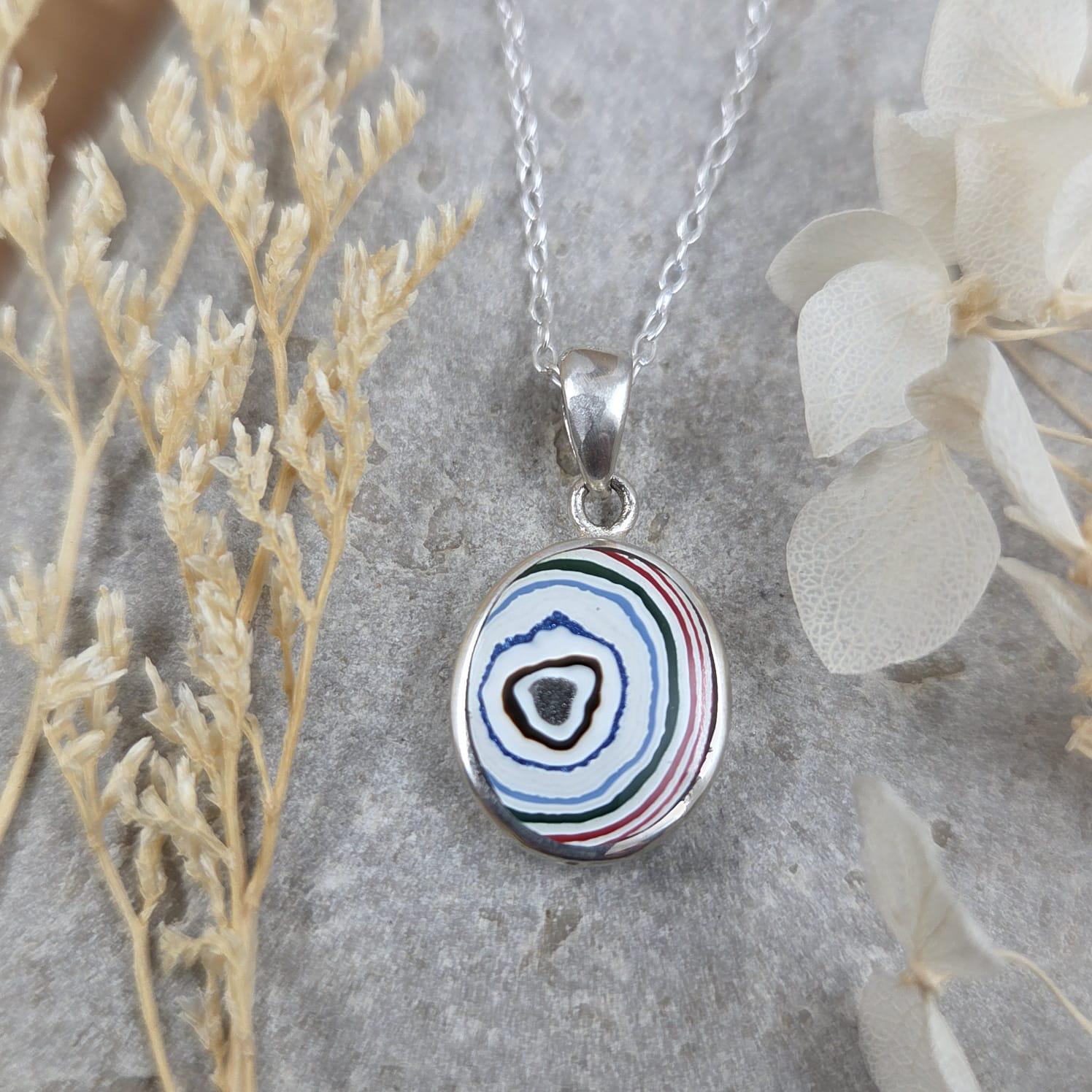 Fordite Pendant | Fordite Jewellery | Jones Stones