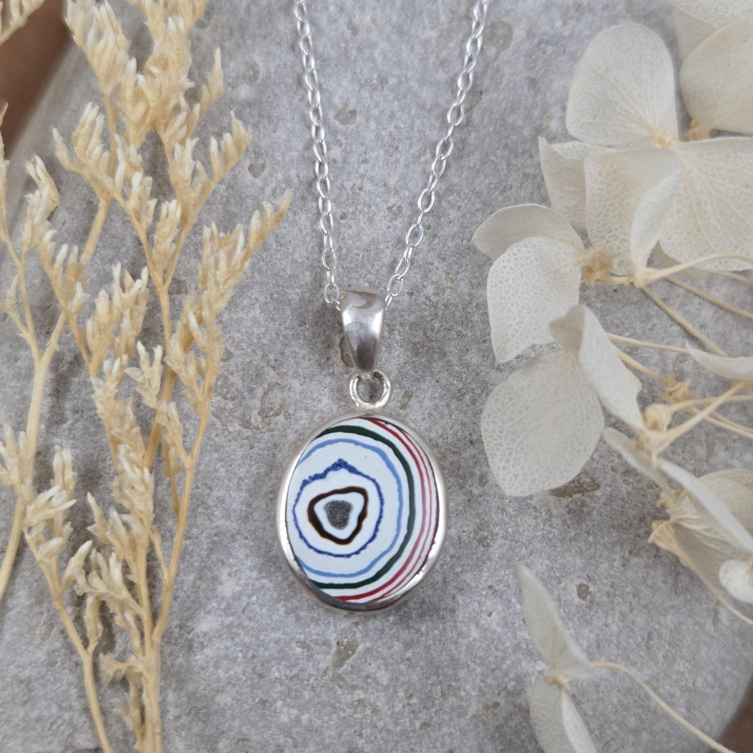 Fordite Pendant | Fordite Jewellery | Jones Stones