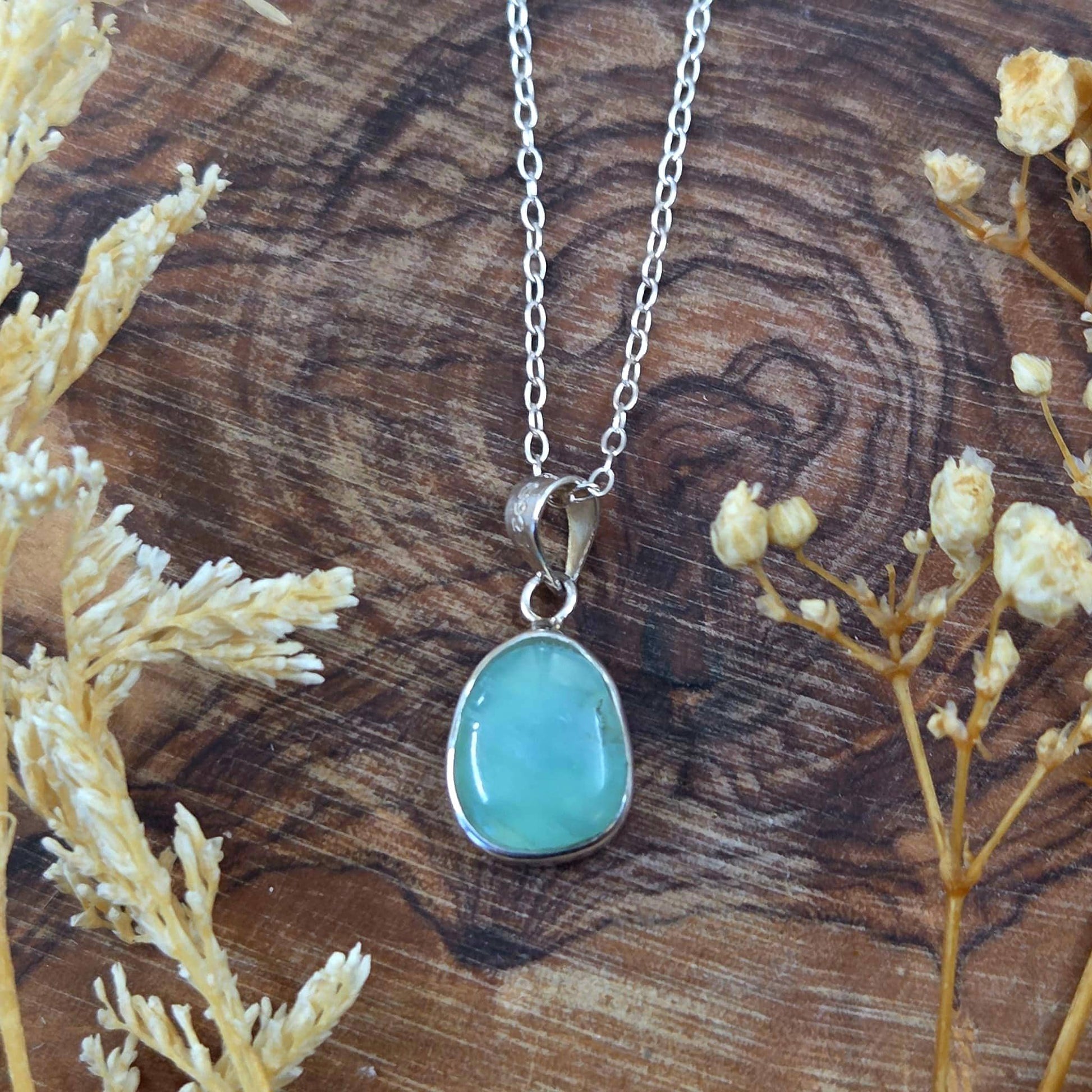 Peruvian  Opal Pendant | Opal Pendant | Blue Opal | Peru Jones Stones