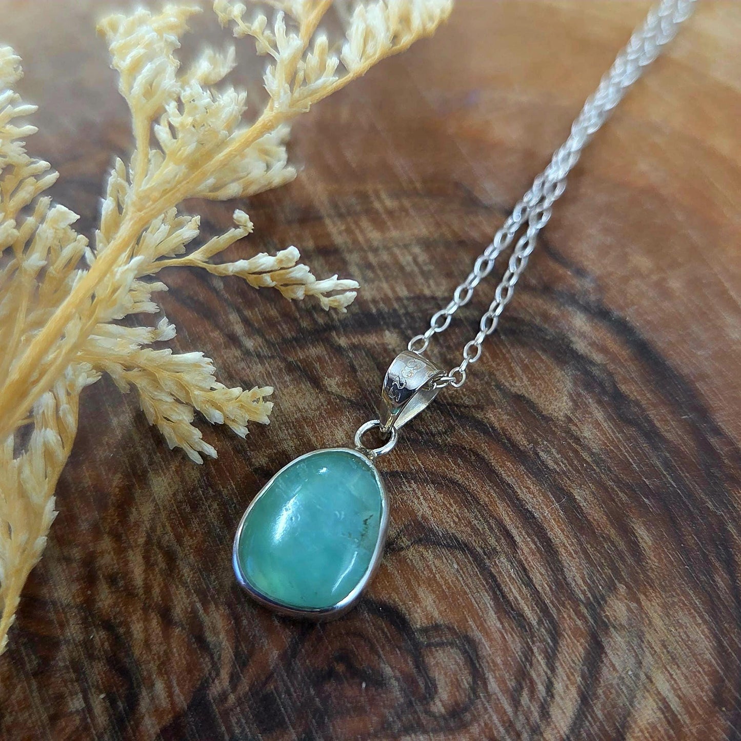 Peruvian  Opal Pendant | Opal Pendant | Blue Opal | Peru Jones Stones