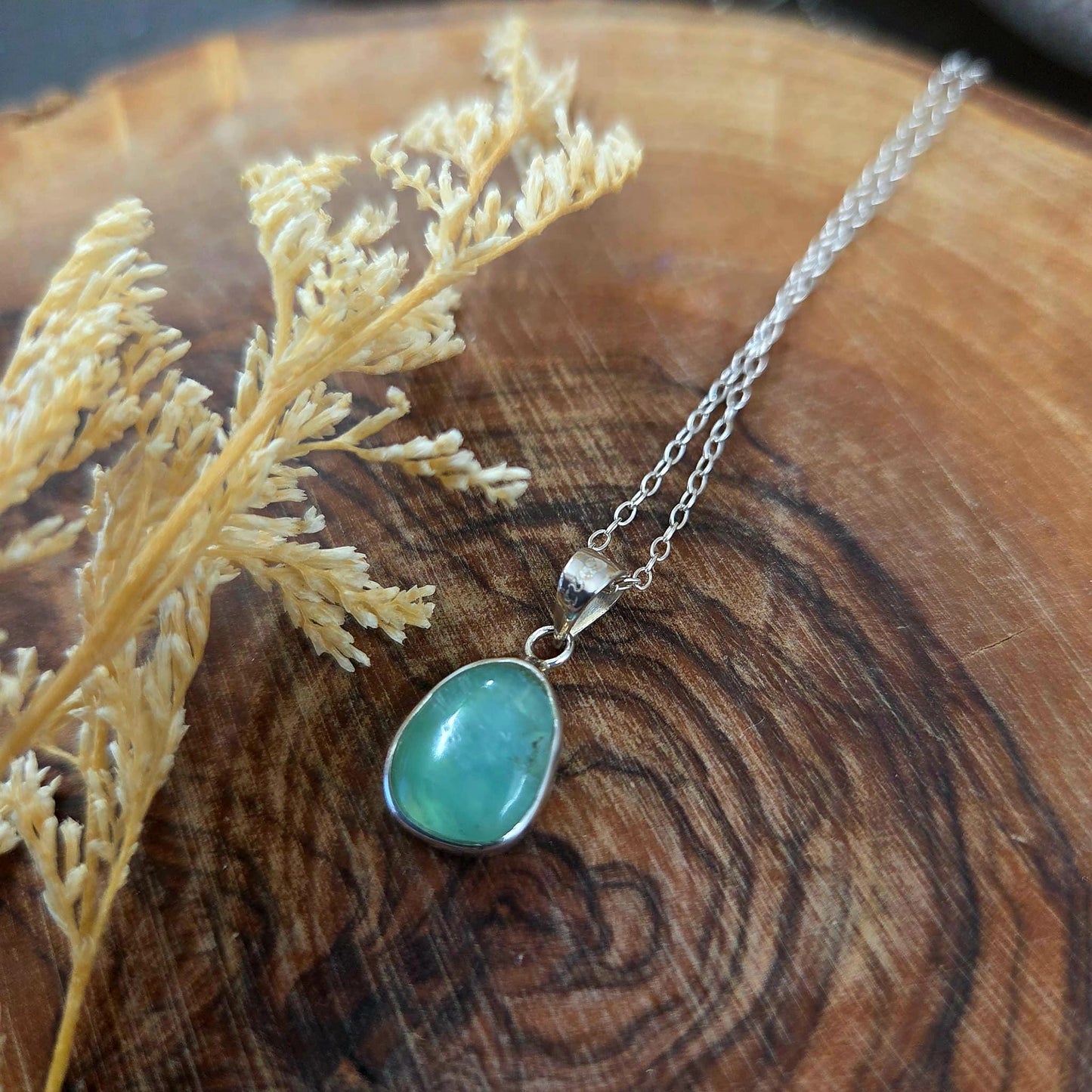 Peruvian  Opal Pendant | Opal Pendant | Blue Opal | Peru Jones Stones